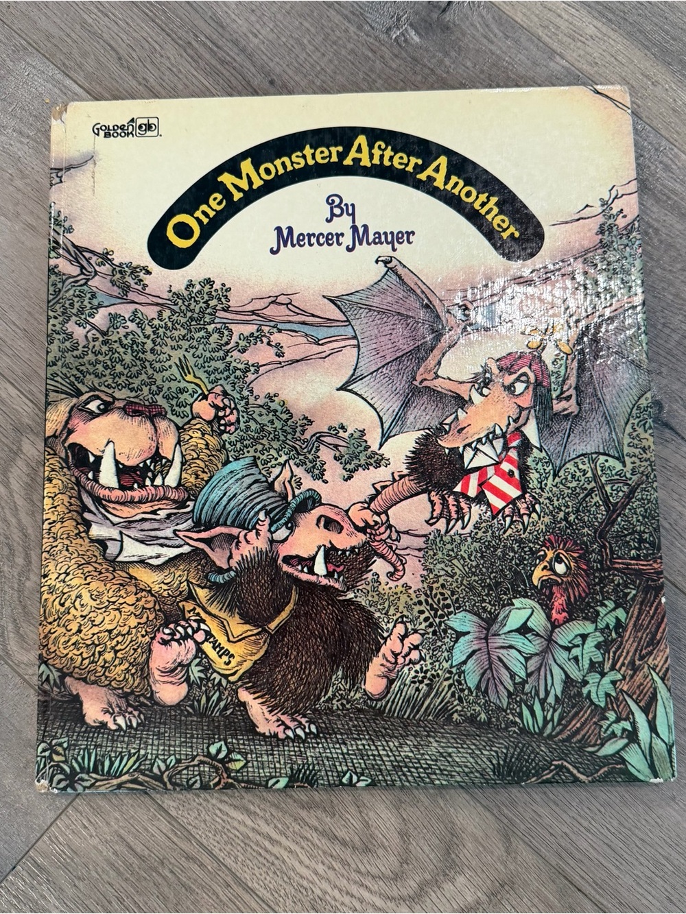 Vintage “One Monster After Another” by Mercer Mayer – Hardcover 1974 First Ed